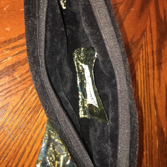 Fannie Lee Original Brocade & Velvet Clutch w/Bow - Picture 5 of 7